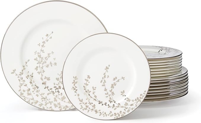 Kate Spade New York Kate Spade Gardner St 16-Piece Dinnerware Set, 16PC DW, WHITE