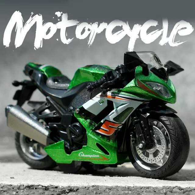 Cheers US Compatible for 1:14 Motorcycle Model, DieCast Model Motorcycle, Suspension and Free Roller, Toy Car, Motorcycle Collection, Gift