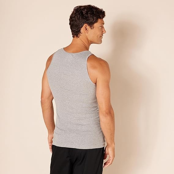 Amazon Essentials Men's Tank Undershirts, Pack of 6