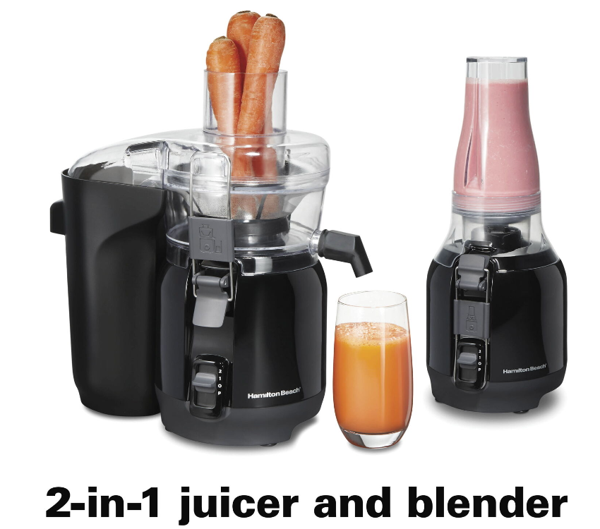 Home Kitchen Juice & Blend 2-in-1 Juicer and Blender Easy To Clean 2 Speeds