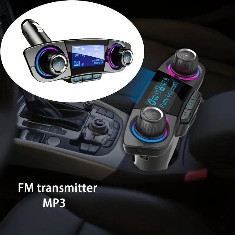 Car FM Transmitter MP3 Player Adapter Charger Handsfree