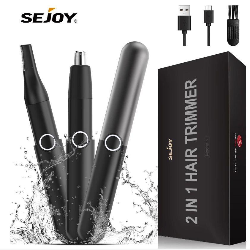 Nose Hair Trimmer For Men Rechargeable Ear and Nose Hair Trimmer Eyebrow Beard