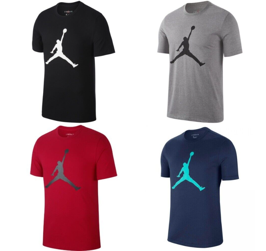 Jordan Men's T-Shirt Jumpman Short Sleeve Crew Athletic Active Basketball Tee