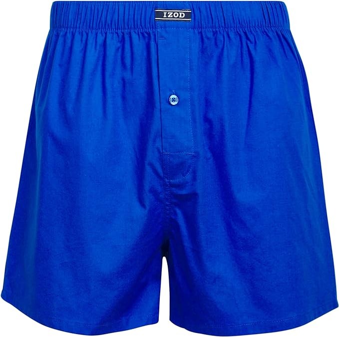 IZOD Men's Underwear - Classic Woven Boxers (4 Pack)