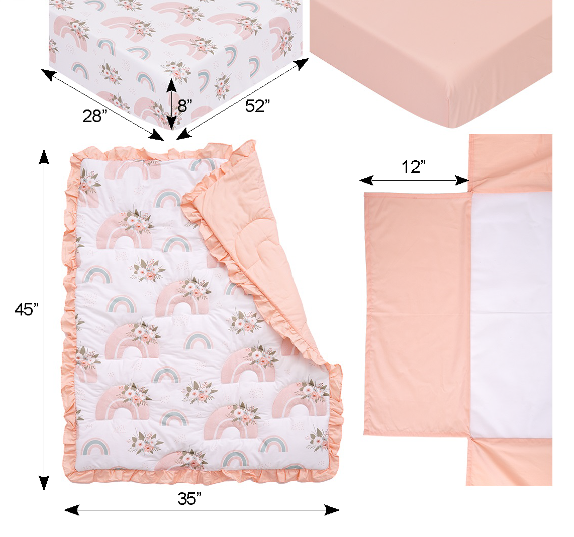 Pamo Babe Portable Crib for Baby Nursery Center