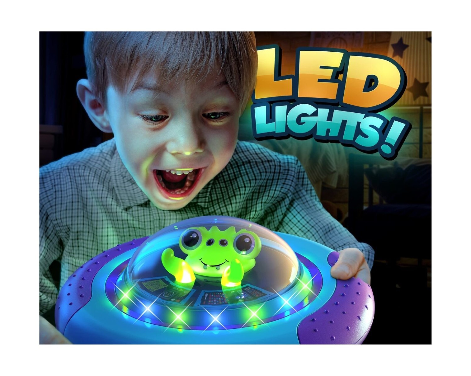 Light-Up Space Twister | 360° Sit Twist and Spin, Toddler Toys age 2, 3, 4, 5...