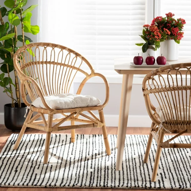 bali & pari Dining Chair, Brown
