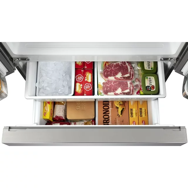 Hamilton Beach, 20.3 Cu. ft. French Door Refrigerator, Platinum Silver, HZ7602